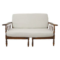 加栄レース ソファカバー 3人掛け用 セパレートタイプ 撥水加工 2枚組 アイボリー 469446 1個（直送品）