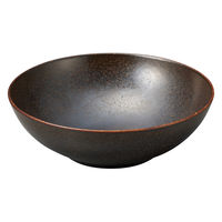 ミヤザキ食器 ボウル コスタヴェルデ サトゥルノ 浅ボール 17.5cm ブラウン 476149 1個（直送品）