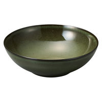 ミヤザキ食器 ボウル コスタヴェルデ サトゥルノ 浅ボール 17.5cm グリーン 476150 1個（直送品）
