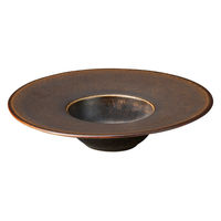 ミヤザキ食器 プレート コスタヴェルデ サトゥルノ グルメプレート 19.2cm ブラウン 476152 1個（直送品）
