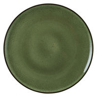 ミヤザキ食器 プレート コスタヴェルデ サトゥルノ プレーンプレート 21cm グリーン 476159 1個（直送品）