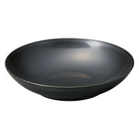 ミヤザキ食器 ボウル コスタヴェルデ サトゥルノ ロウボール 23.9cm ブラック 476160 1個（直送品）