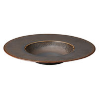 ミヤザキ食器 プレート コスタヴェルデ サトゥルノ グルメプレート 25cm ブラウン 476167 1個（直送品）