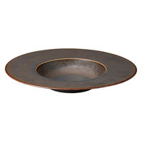 ミヤザキ食器 プレート コスタヴェルデ アングリー グルメプレート 28.8cm ブラウン 476176 1個（直送品）