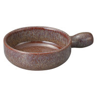 ミヤザキ食器 キャセロール M.STYLE エルモ 片手キャセロール 13.3cm ブラウン 476191 1個（直送品）
