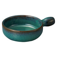 ミヤザキ食器 キャセロール M.STYLE エルモ 片手キャセロール 13.3cm グリーン 476192 1個（直送品）