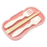 三好製作所 mii トリオカトラリーセット トリオセット ピンク 483771 1個（直送品）