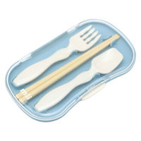 三好製作所 mii トリオカトラリーセット トリオセット ブルー 483772 1個（直送品）