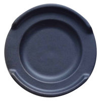 ネクスト ルラーレ 箸置き小皿 クリーム ブラック 487849 1個（直送品）