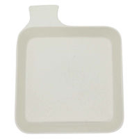 ネクスト ルラーレ スクエア皿 クリーム 487857 1個（直送品）