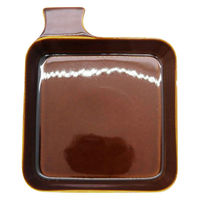 ネクスト ルラーレ スクエア皿 アメ 487858 1個（直送品）