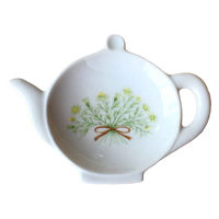 ネクスト 皿 トレイ かわいいポット型 ティーバック カモミール 489867 1個（直送品）