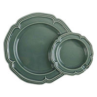 ネクスト プレート ソレイユ ハイブリッド 皿 オリーブグレイ 489920 1個（直送品）