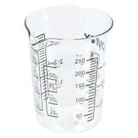パール金属 PYREX 計量カップ 250ml メジャーカップ ブラック 490500 1個（直送品）