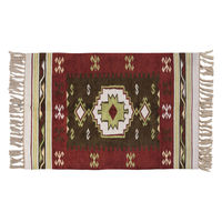 東谷 玄関マット 室内 キリムマット 45×75 E 492407 1個（直送品）