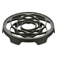 リッチェル 置くだけで通気・排水できるポットスタンド Mブラック 4945680701280 1個（直送品）