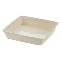 リッチェル フォーレ スクエアプレート 5号ホワイト 4945680715119 1個（直送品）