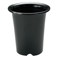 リッチェル 洋ラン鉢 7号ブラック 4973895728730 1個（直送品）