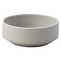 ミヤザキ食器 とんすい 12cm Karl 磁器 グレー 414003 1個（直送品）