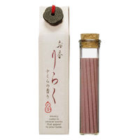 大香 お香 りらく 15本入り お香立て付き サクラ 451026 1個（直送品）