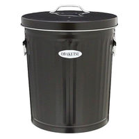 渡辺金属工業 ゴミ箱 33L 屋外兼用 ブラック 233647 1個（直送品）