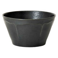 ミヤザキ食器 ボウル 16cm 梨花 磁器 ブラック 415978 1個（直送品）