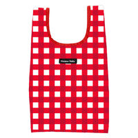 HALKARIN’S エコバッグ S ギンガム Hanna Hula ハンナフラ 撥水 洗濯可 ギンガムレッド 366993 1個（直送品）