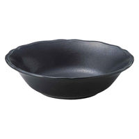 ミヤザキ食器 ボウル 17cm 梨花 磁器 ブラック 415974 1個（直送品）
