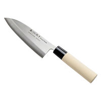 佐竹産業 出刃包丁 15.5cm 濃州正宗 日本製 ステンレス 白木柄 左利き用 310601 1個（直送品）