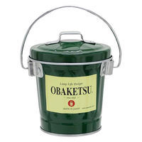 渡辺金属工業 バケツ 0.35L ミニオバケツ OBAKETSU グリーン 327779 1個（直送品）
