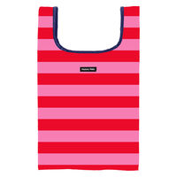 HALKARIN’S エコバッグ M ボーダー Hanna Hula ハンナフラ 撥水 洗濯可 ボーダーレッド 367003 1個（直送品）