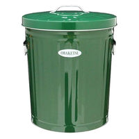 渡辺金属工業 ゴミ箱 33L 屋外兼用 キャスター付き グリーン 233650 1個（直送品）