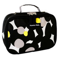 HALKARIN’S おむつポーチ おしりふき 携帯用 マルチポーチ 大容量 ハンナフラ ブラック 356843 1個（直送品）