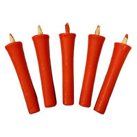 大與 和ろうそく 2号 朱色 5本入り 箱入り 仏具 日本製 235082 1個（直送品）