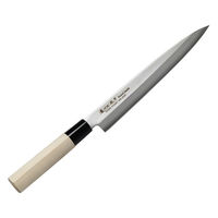佐竹産業 刺身包丁 21cm 濃州正宗 日本製 ステンレス 白木柄 右利き用 310604 1個（直送品）