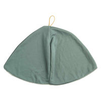 橋爪商店 サウナハット 水でヒンヤリ冷感サウナハット 日本製 カーキ 449733 1個（直送品）