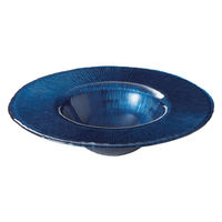 ミヤザキ食器 ボウル 22cm リムボウル M.STYLE フィラ 皿 食器 ガラス製 373036 1個（直送品）