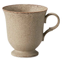 ミヤザキ食器 マグカップ 300ml 梨花 磁器 ベージュ 413981 1個（直送品）