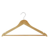 株式会社三和 木製スマートハンガー ナチュラル BS-20 1ケース(120本)（直送品）