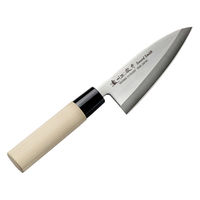 佐竹産業 出刃包丁 13.5cm 濃州正宗 日本製 ステンレス 白木柄 右利き用 310598 1個（直送品）