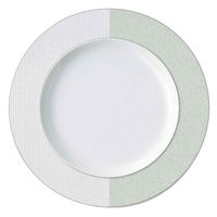 ミヤザキ食器 プレート 21cm M.STYLE ミッシェーラ 磁器 日本製 グリーン 376088 1個（直送品）