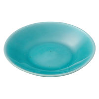 ミヤザキ食器 豆皿 9cm プレート 隠れ窯 映 皿 食器 和食器 磁器 美濃焼 日本製 グリーン 365712 1個（直送品）