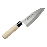 佐竹産業 出刃包丁 15.5cm 濃州正宗 日本製 ステンレス 白木柄 右利き用 310600 1個（直送品）