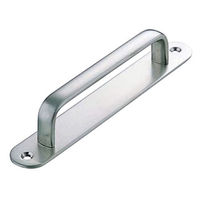 清水 ステンレス 座付ミラーハンドル HL 小 SH-MBT105HL 1セット(1個×12)（直送品）