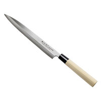 佐竹産業 刺身包丁 24cm 濃州正宗 日本製 ステンレス 白木柄 左利き用 310607 1個（直送品）