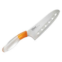 佐竹産業 包丁 穴あき 先丸包丁 リブ付き アクリルハンドル AQウェア 312907 1個（直送品）