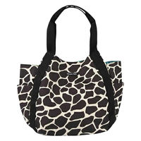 マザーズバッグ ラウンドトートバッグ バルーントートバッグ ハンナフラ Hanna Hula 軽量 ジラフブラック 275286 1個（直送品）