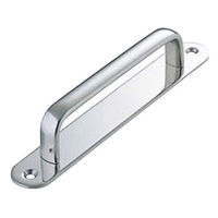 清水 ステンレス 座付ミラーハンドル M 大 SH-MBT135M 1個（直送品）