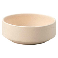 ミヤザキ食器 とんすい 12cm Karl 磁器 ベージュ 414004 1個（直送品）