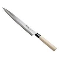 佐竹産業 刺身包丁 27cm 濃州正宗 日本製 ステンレス 白木柄 左利き用 310609 1個（直送品）